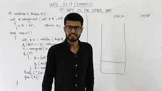 Gate 2017 pyq C Programming | Consider the following C code:int * assignval (int *x, int val){*x...}