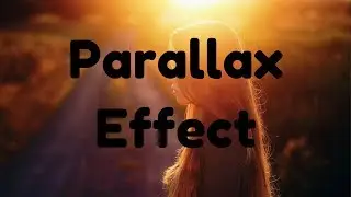 Parallax Effect With Code  || Only Using HTML & CSS