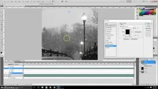 Photoshop cinemagraph 2: snowfall