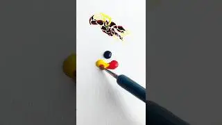 Rate this ❤️‍🔥 #satisfying #acrylic #art #colormixing #tiktok