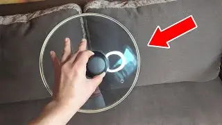Используйте крышку от кастрюли, чтобы почистить диван и ковёр 💥 Гениальный способ чистки!