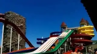 Баку #4  аквапарк Далга Катаемся на горках Новые  сюрпризы Baku Azerbaijan Dalga Beach Aquapark