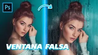 Efecto Ventana Mojada Falsa en Photoshop