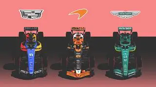 I Tried To REDESIGN The 2026 Cadillac, Mclaren & Aston Martin F1 Car Liveries.