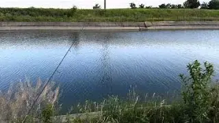 Our fishing on the main canal behind Akimovka