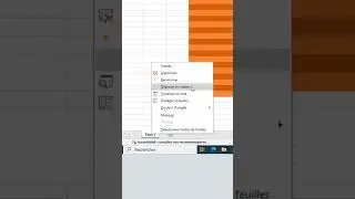 comment déplacer une feuille excel dans un autre classeur #microsoft_excel