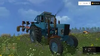 Farming Simulator 2015. Мод: МТЗ-82 Белорус. (Ссылка на мод в описании)