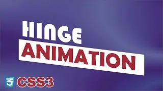 Hinge Animation || Latest CSS Animation Effects || CSS Animation Tutorials by Code Pocker