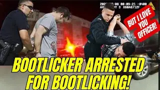Man ARRESTED For SHOUTING HIS SUPPORT To COPS From His BALCONY!