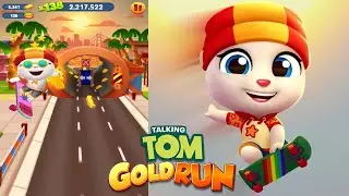 Talking Tom Gold Run Skater Angela (iOS, Android)