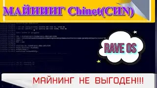 МАЙНИНГ Chinet(CHN) | МАЙНИНГ НЕ ВЫГОДЕН | НАСТРОЙКА RAVE OS | СУТОЧНЫЙ ТЕСТ | ОТЧЁТ ЗАВТРА В ТЕЛЕГЕ