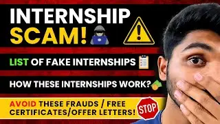 Stop Wasting Time on Fake Internships | Beware of Fake Programs Like Bharat Intern & CodSoft 😨😡