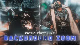 Fictic Editz Style Background Zoom in Alight Motion 🤯 (+Preset)