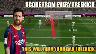SCORE FROM EVERY FREEKICK | TRICKS TO SCORE EVERY FREEKICK | PES 2021
