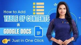 How to Add Table of Contents in Google Docs | Google Docs Table of Contents | Digital 2 Design