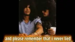 Guns'n roses don't cry subtitulos ingles - español