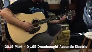 2019 Martin D-16E Dreadnought Acoustic-Electric Guitar