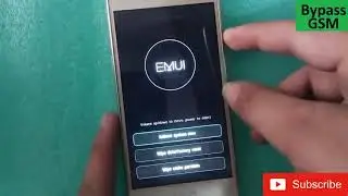 HUAWEI MYA L22 Hard reset & FRP Unlock Bypass google account.
