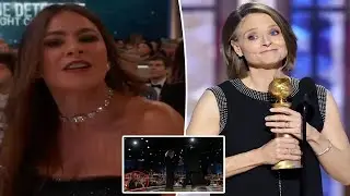 What Sofia Vergara shouted at Jodie Foster from her seat after Golden Globes 2025 loss