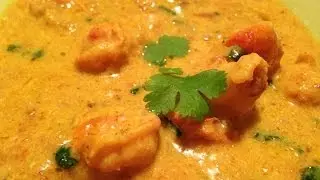 Easy prawn curry with coconut milk (Bangladeshi recipe)