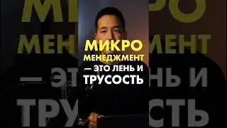 О микроменеджменте. Подробнее в посте в Сообществе. 