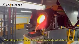 100kg 150kg 500kg Hydraulic Tilting Induction Melting Furnace- Small Induction Melting Furnace