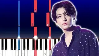 BTS Jung Kook - 3D (Piano Tutorial)