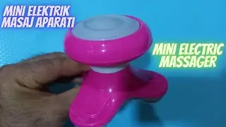 Mini elektrik masaj aparatı - Mini electric massager