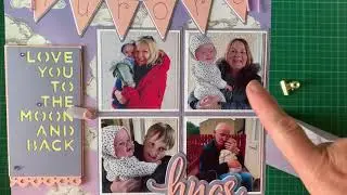 Simple  Scrapbooking Layout
