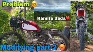 Old Bike modifying part-2 🥵 | Ramite Dada ❤️