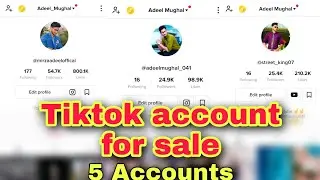 Tiktok accounts for sale in cheap rates