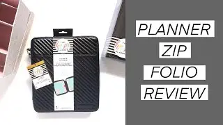 Planner Zip Folio Review // The Happy Planner