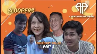 BLOOPERS DRAMA BIDADARI SALJU (PART 3) - ADAM LEE & SWEET QISMINA | A. AIDA PRODUCTION