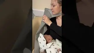 Удобная накидка для кормления грудью малыша на людях👶 
