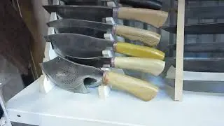 Теперь легко работать по мясу! Нож-Тяпка-Топорик! Супер полезный подарок на Новый Год! Сталь Рессоры