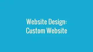 Custom Dynamic Website | Website Design Package