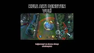 KULE ALTI DENEYEN VOLİ #shorts