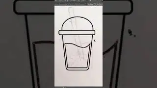Milk Tea Vector Graphic in Adobe Illustrator CC 