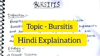 Bursitis | Definition | Causes | Signs & Symptoms | Risk Factors | Diagnosis | Treatment |