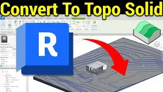 Revit 2025 Convert Surface To TopoSolid | Quick and Easy