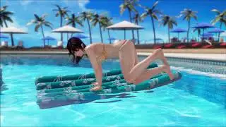 DOAX3 Misak (みさき、水着：プラー、髪型：ロング) Puraa