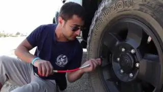 How to deflate tires