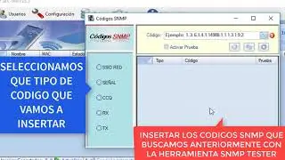 Insertar código SNMP en SEC-WIFI