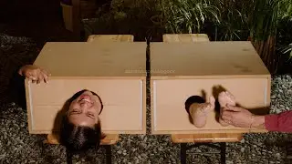 Cousin on intense tickling after sawing / Teaser