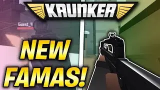 *NEW* KRUNKER UPDATE! FAMAS GAMEPLAY! (Krunker.io)