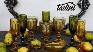 Бокалы из цветного стекла от TARLINI