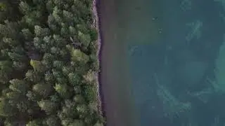 Sweden Nature 4k HD - Jönköping Lake by sundown - DJI FLy 2 Mini