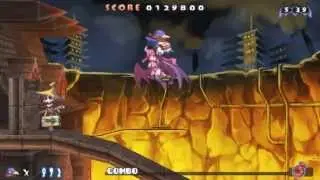Prinny: Can I Really Be the Hero? Magma Hideout Gameplay