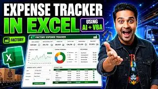 How to Automate Expenses in Excel with AI | Factory Expense Tracker (VBA)