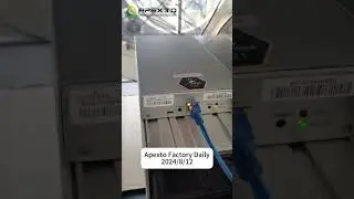 #ApextoFactoryDaily -  Test Antminer T21 Before Shipping